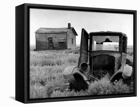 Abandoned Farm in Dust Bowl-Alfred Eisenstaedt-Framed Premier Image Canvas