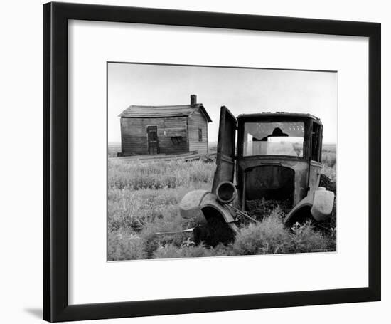 Abandoned Farm in Dust Bowl-Alfred Eisenstaedt-Framed Photographic Print