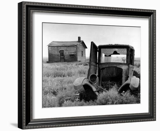 Abandoned Farm in Dust Bowl-Alfred Eisenstaedt-Framed Photographic Print