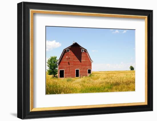 Abandoned Farm in Nebraska-StompingGirl-Framed Photographic Print