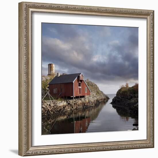 Abandoned Fishery on Stilts, Lofoten Island, Norway, Scandinavia, Europe-Purcell-Holmes-Framed Photographic Print