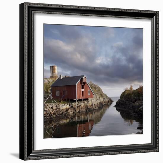 Abandoned Fishery on Stilts, Lofoten Island, Norway, Scandinavia, Europe-Purcell-Holmes-Framed Photographic Print