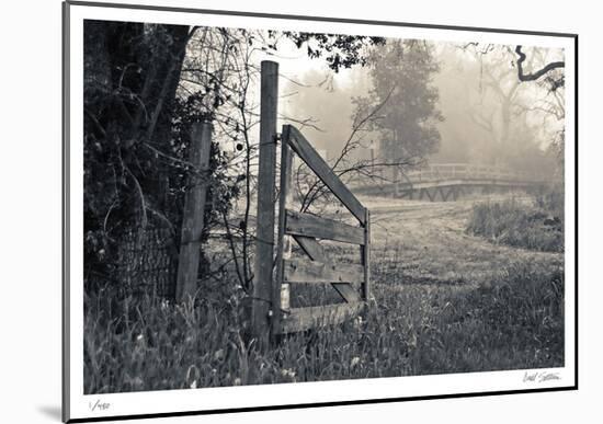 Abandoned Gate-Donald Satterlee-Mounted Limited Edition