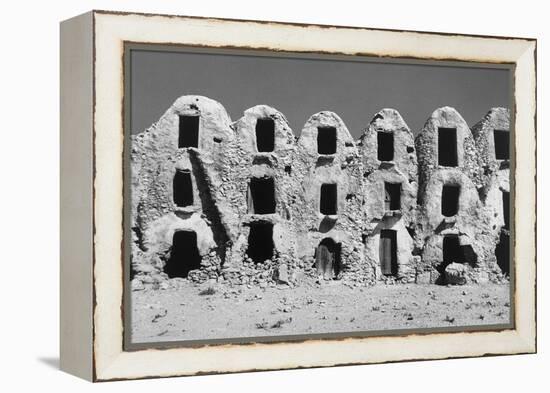 Abandoned Ghorfas in Tunisia-null-Framed Premier Image Canvas