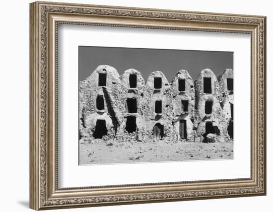 Abandoned Ghorfas in Tunisia-null-Framed Photographic Print