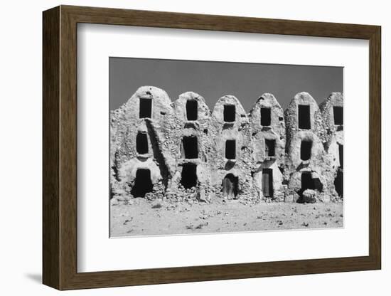 Abandoned Ghorfas in Tunisia-null-Framed Photographic Print