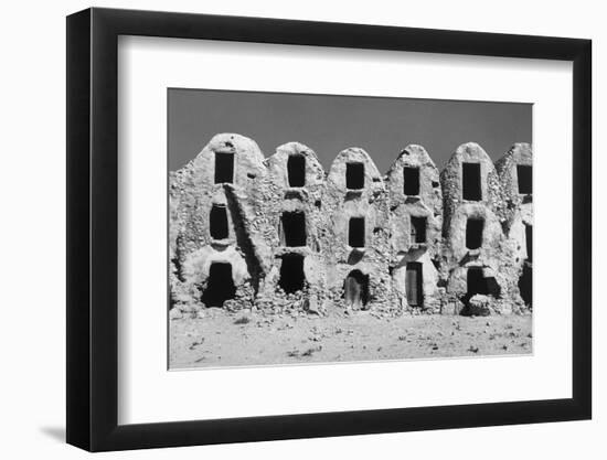 Abandoned Ghorfas in Tunisia-null-Framed Photographic Print