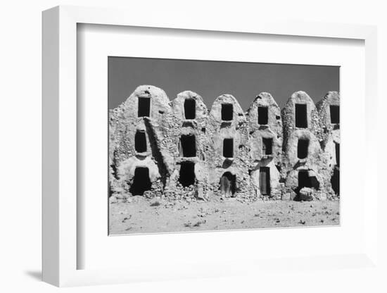 Abandoned Ghorfas in Tunisia-null-Framed Photographic Print