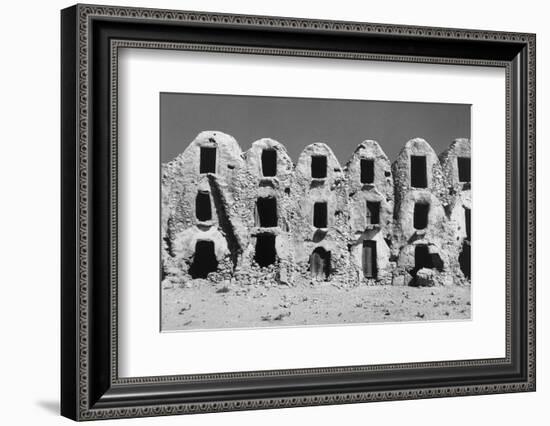 Abandoned Ghorfas in Tunisia-null-Framed Photographic Print