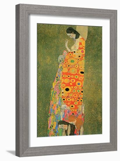 Abandoned Hope-Gustav Klimt-Framed Art Print