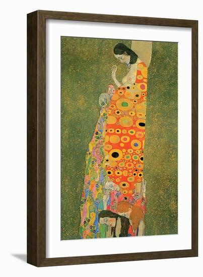 Abandoned Hope-Gustav Klimt-Framed Art Print