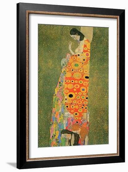 Abandoned Hope-Gustav Klimt-Framed Art Print