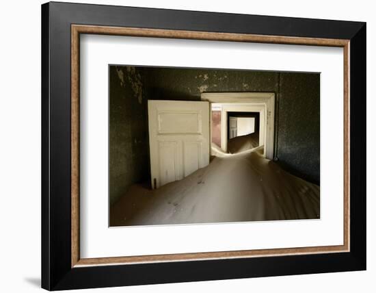 Abandoned House Full of Sand-Enrique Lopez-Tapia-Framed Photographic Print