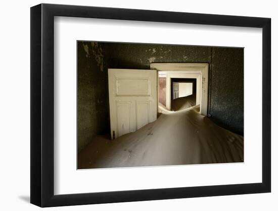 Abandoned House Full of Sand-Enrique Lopez-Tapia-Framed Photographic Print