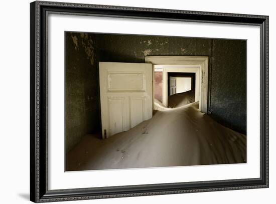 Abandoned House Full of Sand-Enrique Lopez-Tapia-Framed Photographic Print