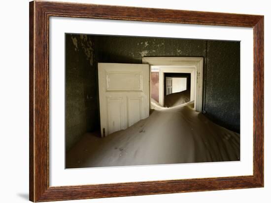 Abandoned House Full of Sand-Enrique Lopez-Tapia-Framed Photographic Print