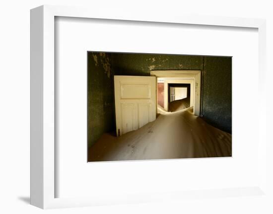 Abandoned House Full Of Sand-Enrique Lopez-Tapia-Framed Photographic Print