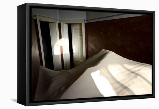 Abandoned House Full Of Sand-Enrique Lopez-Tapia-Framed Premier Image Canvas