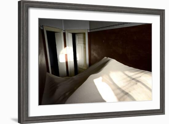 Abandoned House Full Of Sand-Enrique Lopez-Tapia-Framed Premium Photographic Print