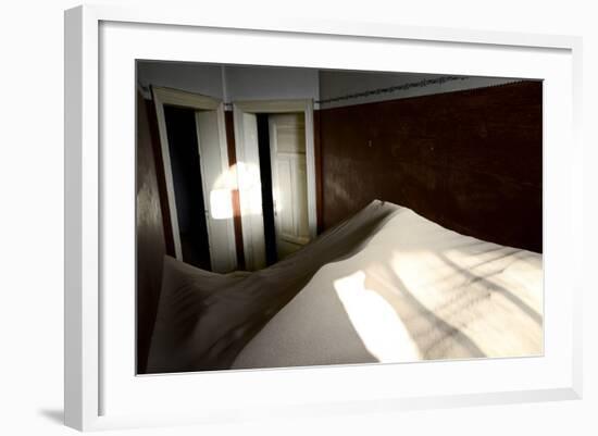 Abandoned House Full Of Sand-Enrique Lopez-Tapia-Framed Premium Photographic Print