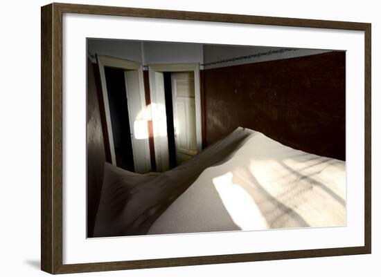 Abandoned House Full Of Sand-Enrique Lopez-Tapia-Framed Premium Photographic Print