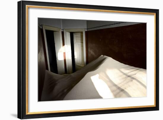 Abandoned House Full Of Sand-Enrique Lopez-Tapia-Framed Premium Photographic Print