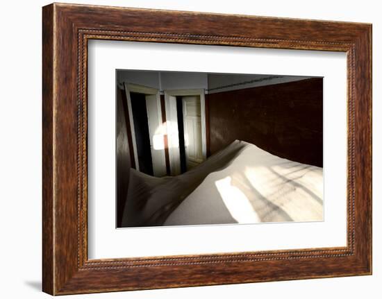 Abandoned House Full Of Sand-Enrique Lopez-Tapia-Framed Photographic Print