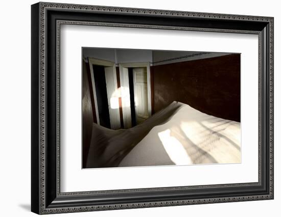 Abandoned House Full Of Sand-Enrique Lopez-Tapia-Framed Photographic Print