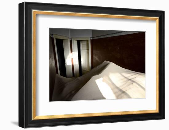 Abandoned House Full Of Sand-Enrique Lopez-Tapia-Framed Photographic Print