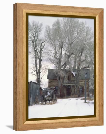 Abandoned House of Nevada City, Montana, USA-Charles Sleicher-Framed Premier Image Canvas