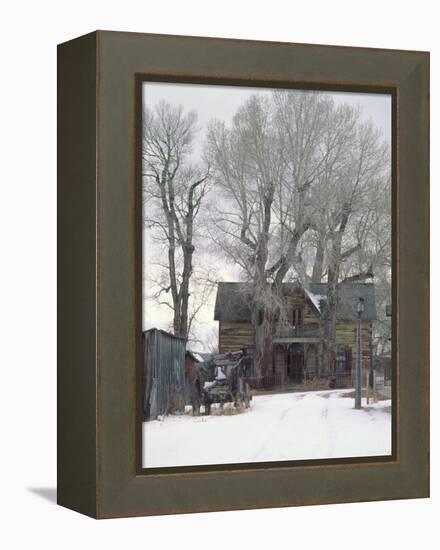 Abandoned House of Nevada City, Montana, USA-Charles Sleicher-Framed Premier Image Canvas