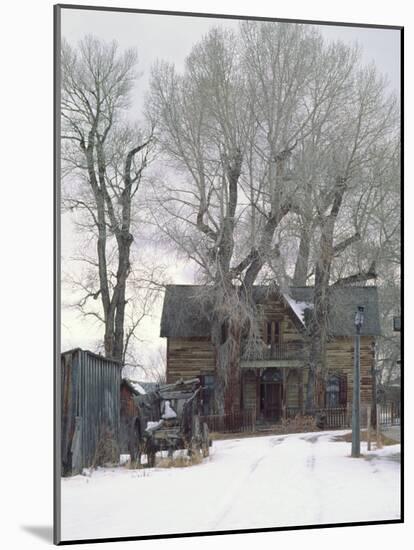 Abandoned House of Nevada City, Montana, USA-Charles Sleicher-Mounted Photographic Print