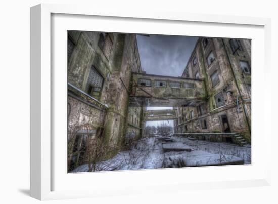 Abandoned Industrial Building-Nathan Wright-Framed Photographic Print