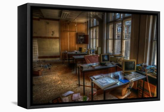 Abandoned Interior-Nathan Wright-Framed Premier Image Canvas