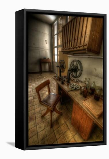 Abandoned Interior-Nathan Wright-Framed Premier Image Canvas