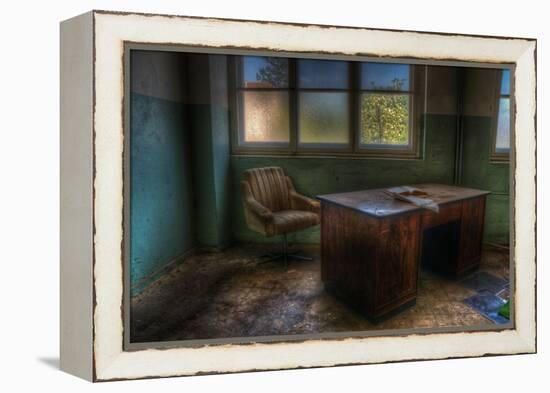 Abandoned Interior-Nathan Wright-Framed Premier Image Canvas