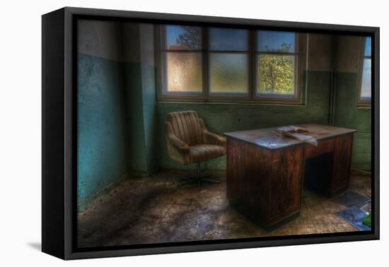 Abandoned Interior-Nathan Wright-Framed Premier Image Canvas