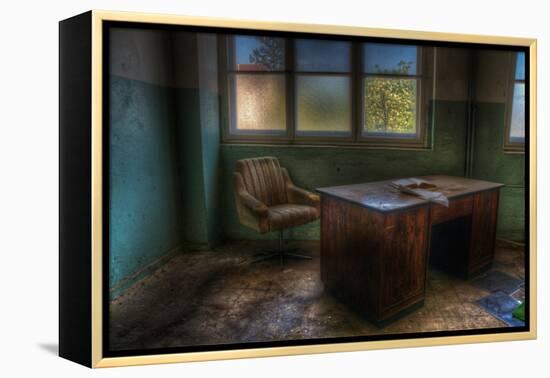 Abandoned Interior-Nathan Wright-Framed Premier Image Canvas