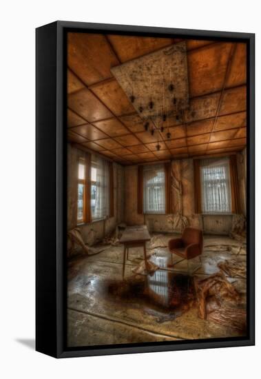 Abandoned Interior-Nathan Wright-Framed Premier Image Canvas