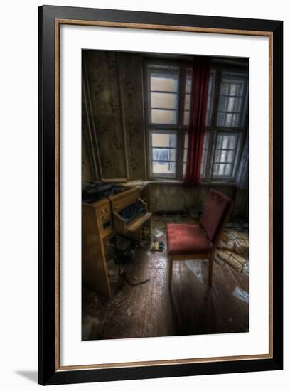 Abandoned Office Interior-Nathan Wright-Framed Photographic Print