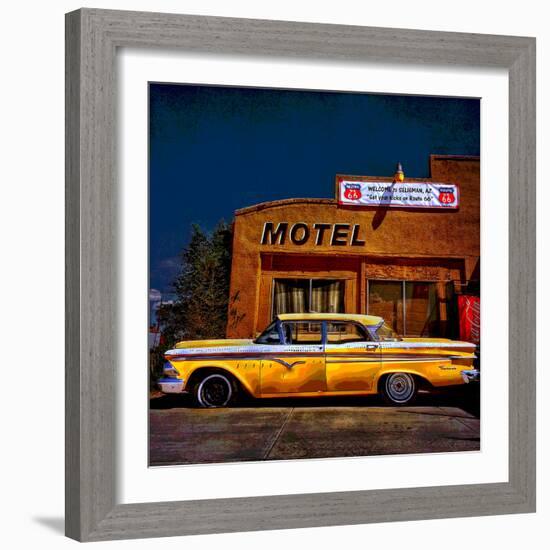 Abandoned Old Vintage American Car-Salvatore Elia-Framed Photographic Print