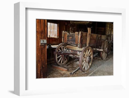 Abandoned ore wagon, Bodie State Historic Park, California-Adam Jones-Framed Photographic Print