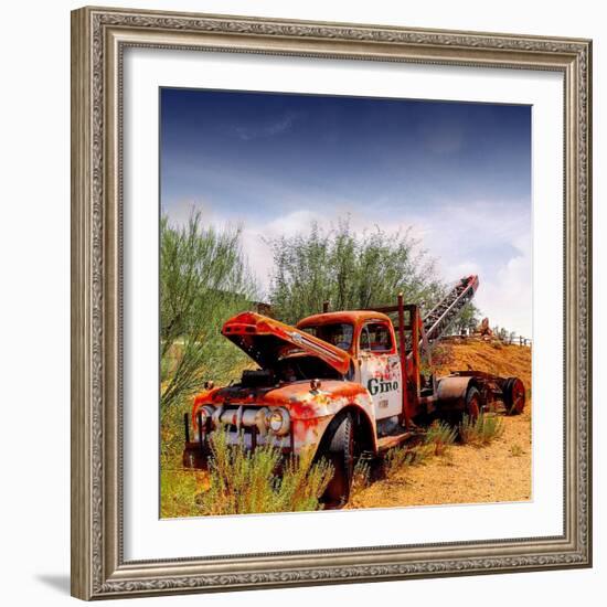 Abandoned Pickup Truck in America-Salvatore Elia-Framed Photographic Print