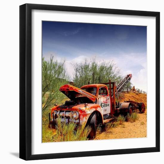 Abandoned Pickup Truck in America-Salvatore Elia-Framed Photographic Print