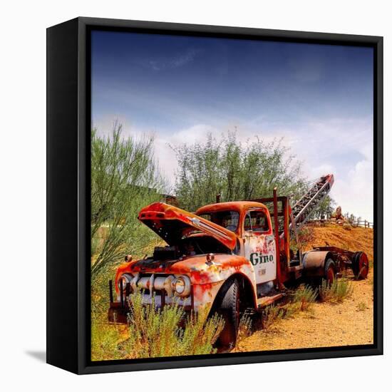 Abandoned Pickup Truck in America-Salvatore Elia-Framed Premier Image Canvas