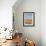 Abandoned Ranch Buildings above Great Salt Lake, Antelope Island State Park, Utah, USA-Scott T. Smith-Framed Photographic Print displayed on a wall