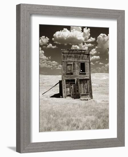 Abandoned Shack in Field-Aaron Horowitz-Framed Photographic Print