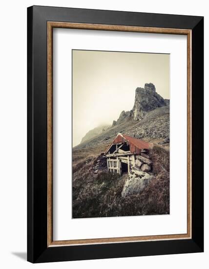 Abandoned Shelter Near Stokkness, Iceland, September 2015-Niall Benvie-Framed Photographic Print