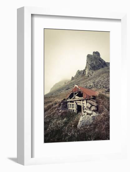Abandoned Shelter Near Stokkness, Iceland, September 2015-Niall Benvie-Framed Photographic Print