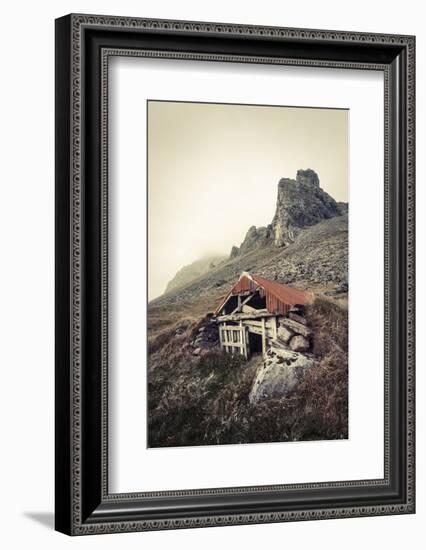 Abandoned Shelter Near Stokkness, Iceland, September 2015-Niall Benvie-Framed Photographic Print